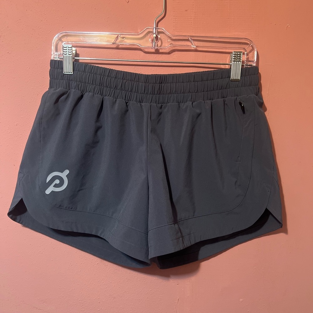 Peloton Women's Gray Athletic Shorts